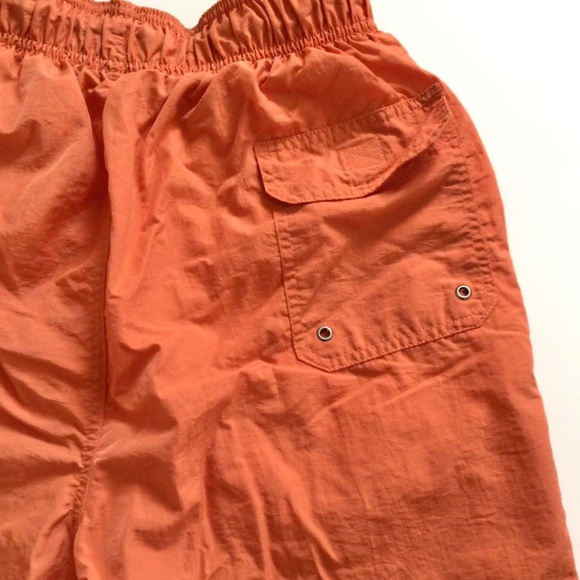 Sand and Sun Mens Orange Swim Trunks, M - Picture 3 of 3
